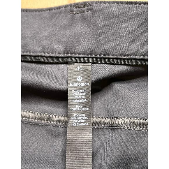 Lululemon ABC Pants Mens 40 Black Stretch Performance Casual Golf - Picture 4 of 12